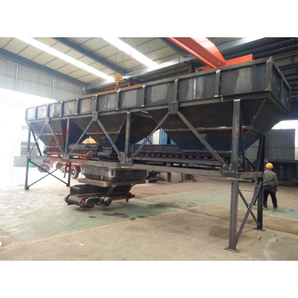High Precision Concrete Batching Machine With 2885mm Charging Height