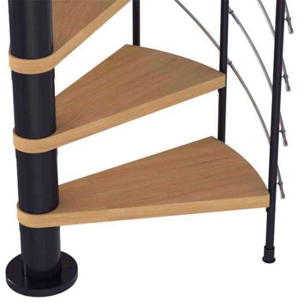 Screws Installation Custom Spiral Staircase Space Saving With Rob Railing