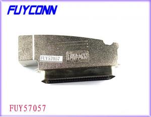 China Amphenol 957 100 Pin Centronics Connector Male Plug IDC Type With Zinc Cover on sale
