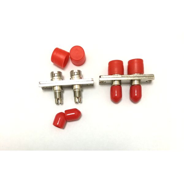 DIN-DIN Metallic Duplex Fiber Optic Adapter for High Performance Single Mode Applications