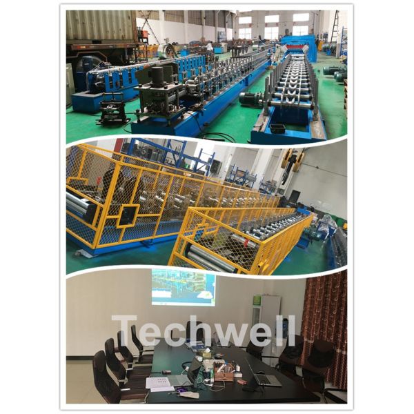 Galvanized Plate / Steel Corrugated Sheet Roll Forming Machine for For Wall Panel