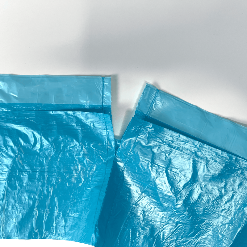 Square Bottom Bag Drawstring Trash Bags for Kitchen Garbage PE Biodegradable Plastic Bag