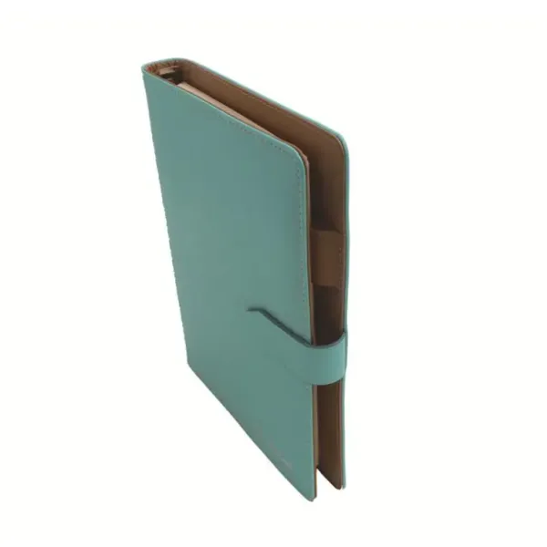 2mm Genuine Leather 3 Ring Binder Folders 100sheets Portfolio 80gsm