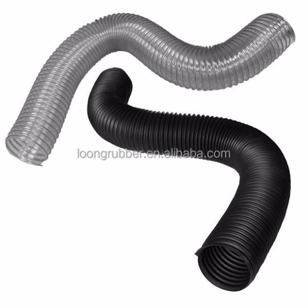 Cutting Processing Service Flexible Corrugated TPU Hose for Engineering Machinery