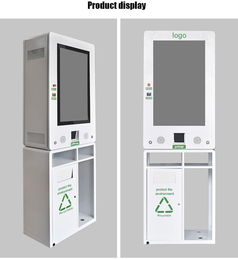 Outdoor Queue Management Ticket Kiosk High Brightness Waterproof IP66