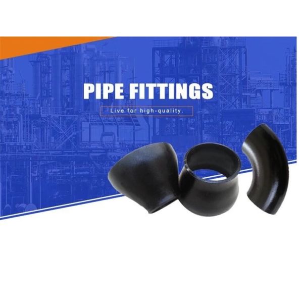 Sch100 Thickness DN5000 Black Seamless Eccentric Reducer Fitting
