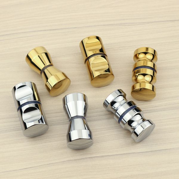 Superior Functionality Shower Glass Door Handle Knob with Modern Design Style