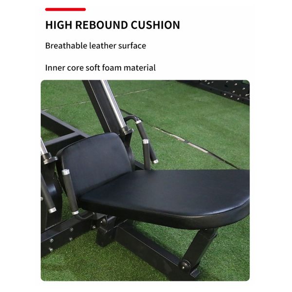 Customized Logo Availabled Plate Loaded Seated Leg Press Machine for Body Building