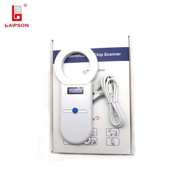 134.2khz FDX-B Handheld RFID Ear Tag Reader Microchip Scanner For Management