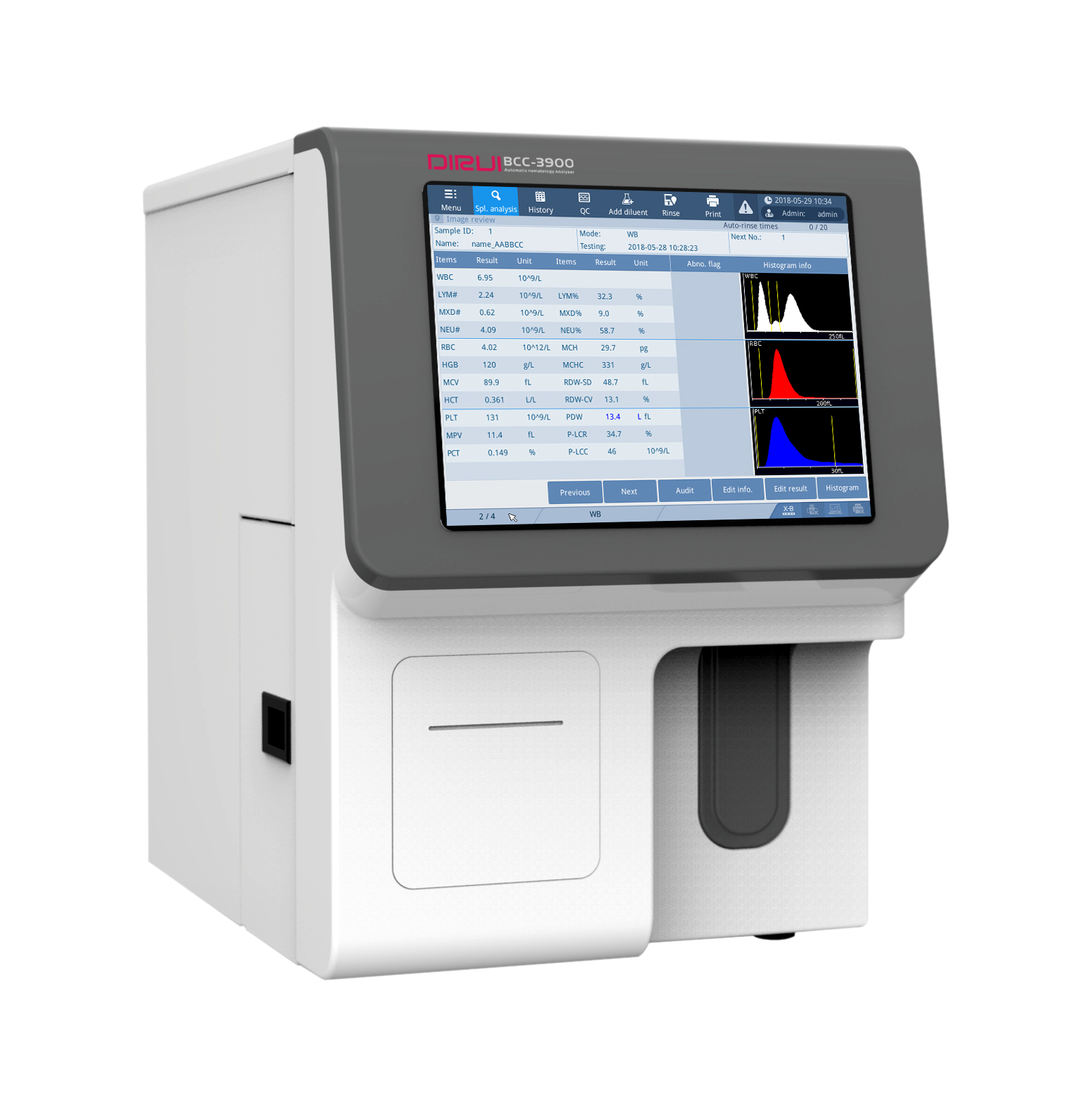 BCC-3900 Automatic Hematology Analyzer