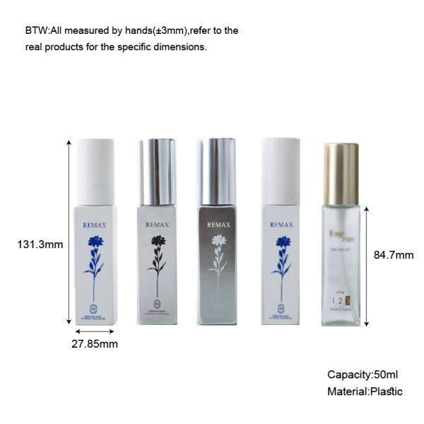 Customizable Trigger Sprayer Bottles 84.7mm 50ml Foam Pump Bottle With White Caps