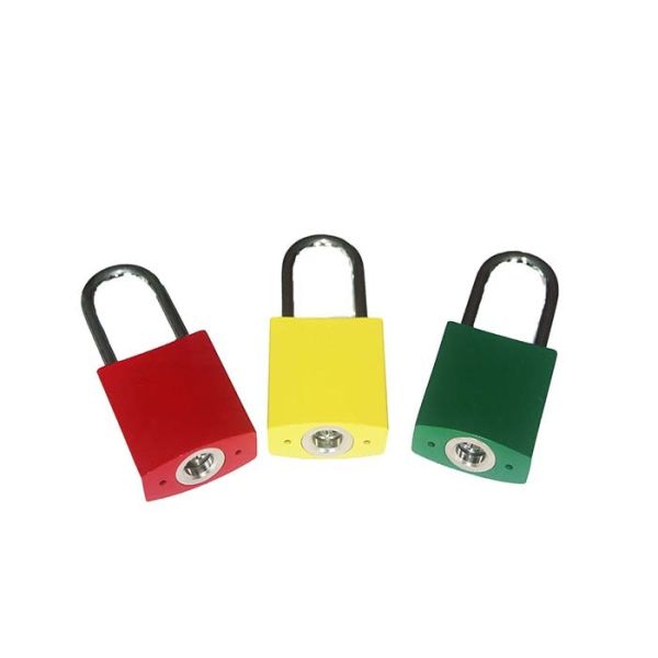 Colorful Aluminum Safety Lockout Padlocks Stable Paint Coating Surface