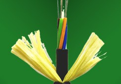 All Dielectric Single Jacket ADSS Optical Cable 96 144 Cores