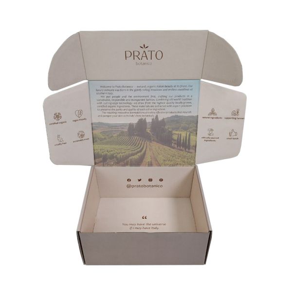 Customized Corrugated Material Paper Gift Box for Large Quantity Shipping and Mailing