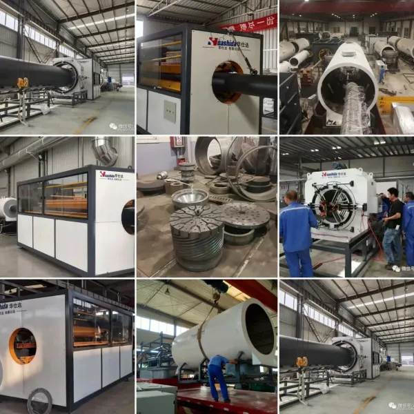 110-2200mm Pre-Insulated Pipe Production Line with Computerized Control and Vacuum And Water Spraying Cooling