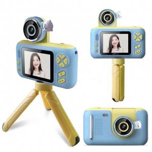 China 180 Degree Kids Digital Cameras Blue 10.4x5.4x3.6cm Waterproof on sale