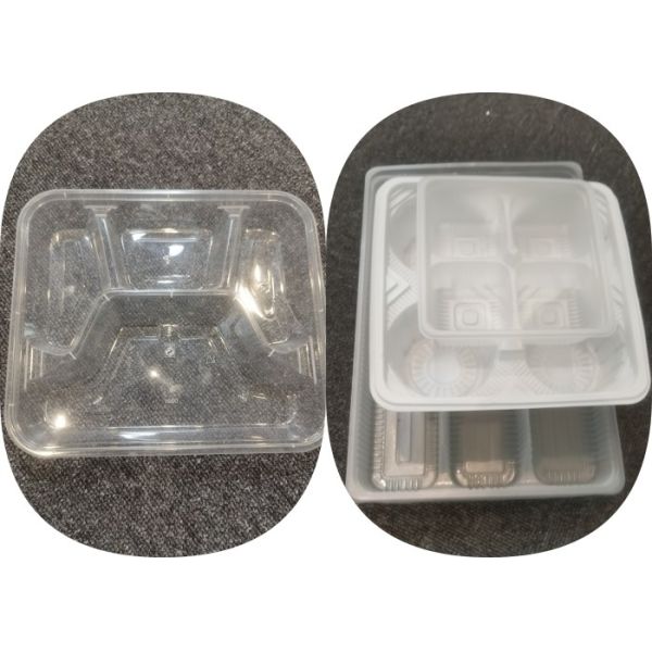 Disposable Plastic Food Container Making Machine Full Automatic 60 Mode Min