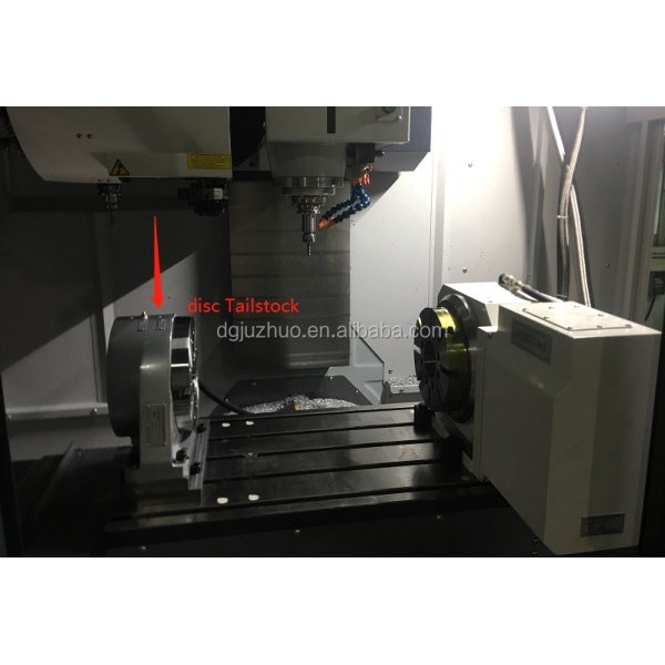 Technical diagram of Disc Tailstock components