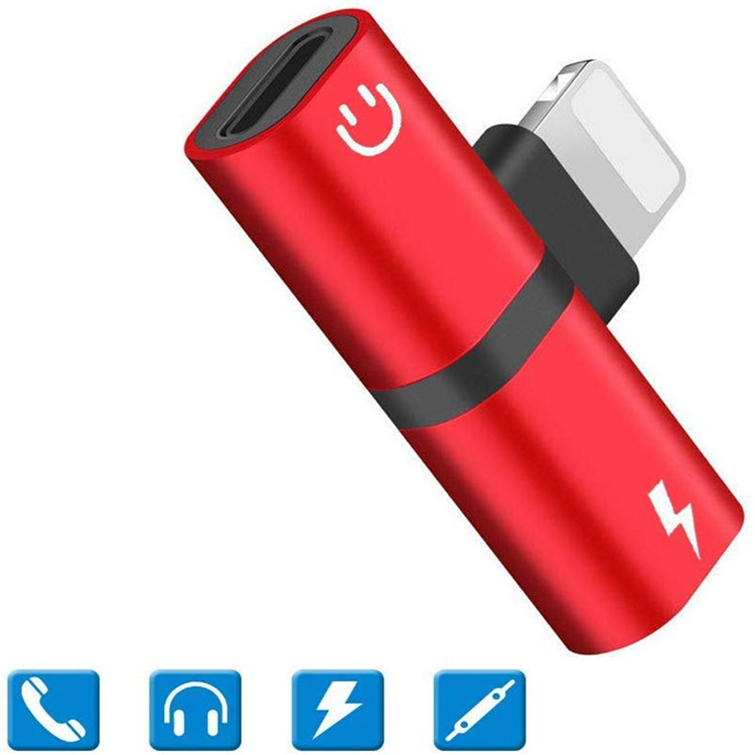 Splitter For 8PIN Type C Plug In 3.5mm 2 In 1 Lightning