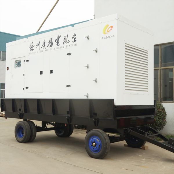 Mobile Stable Trailer Type Generator Weatherproof Electric Start