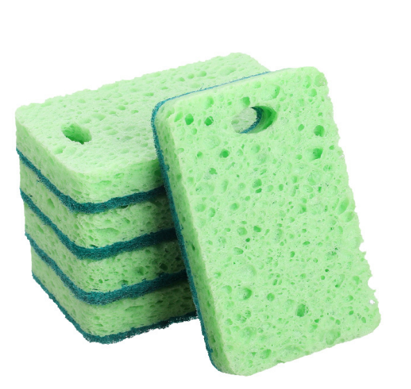 Biodegradable sponge packaging
