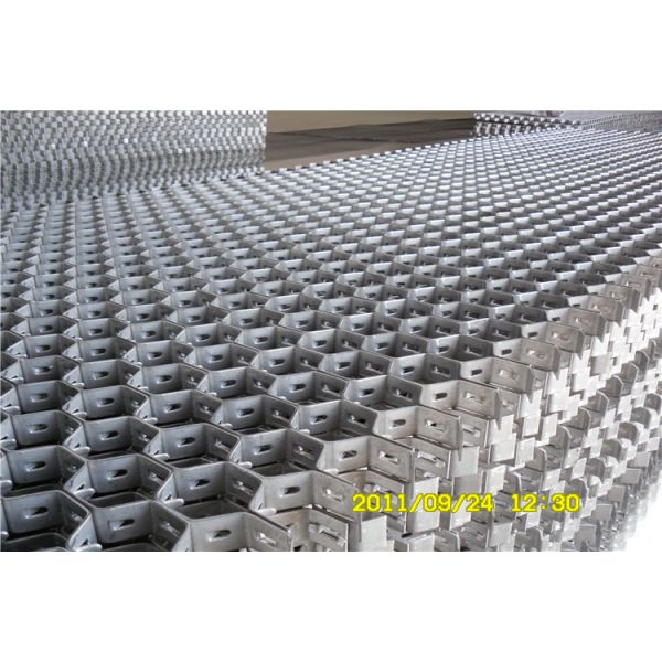 AISI321 Stainless Steel Hex Mesh Refractory Lining 1m-2m Width