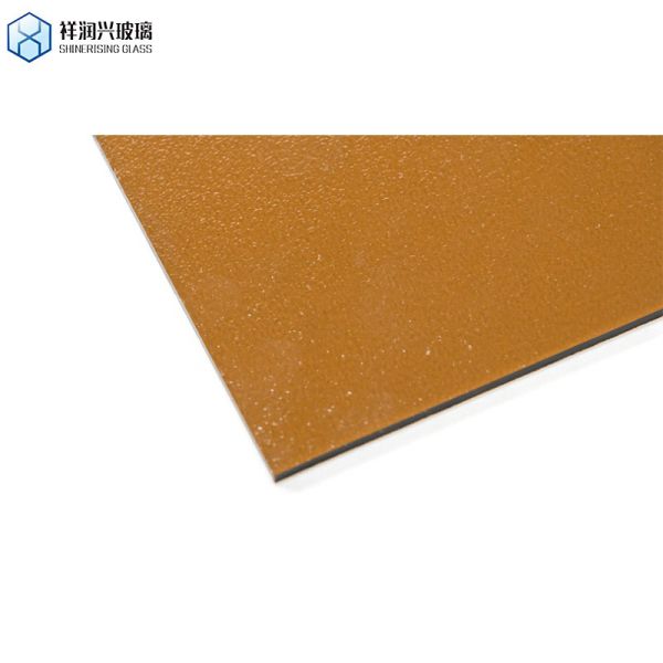 Factory Custom Privacy Glass Window High Quality Patterns Art Glass Brown Embossed Glass