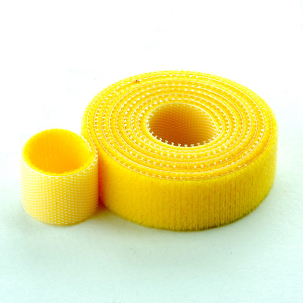 Red Back To Back , Fasten Loop And Hook Tape 25MM