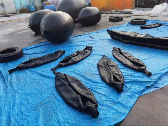 High Pressure Inflatable Blocking Rubber Pipe Plug Natural Rubber Airbag