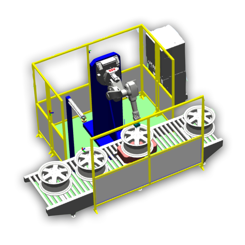 Robotic Surface Finishing Machine Automatic Metal Polishing Buffing Grinding Deburring System Line