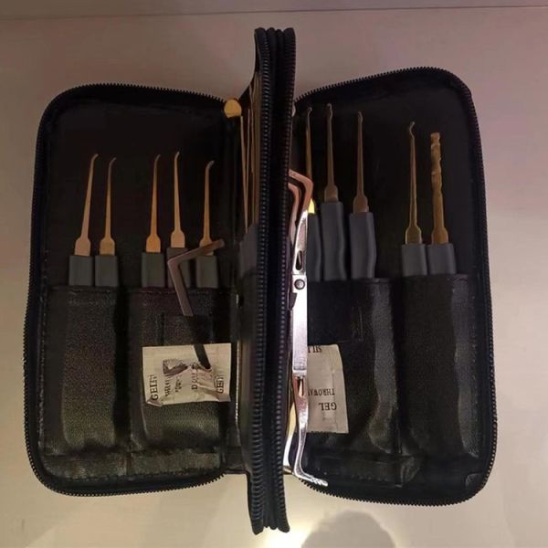 Lock Pick Sets 24PC Hook Lockpick 20pcs House Lock Set for Picking Practice