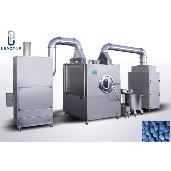 Automatic Tablet Film Coating Machine , Pellet Candy Coating Machine