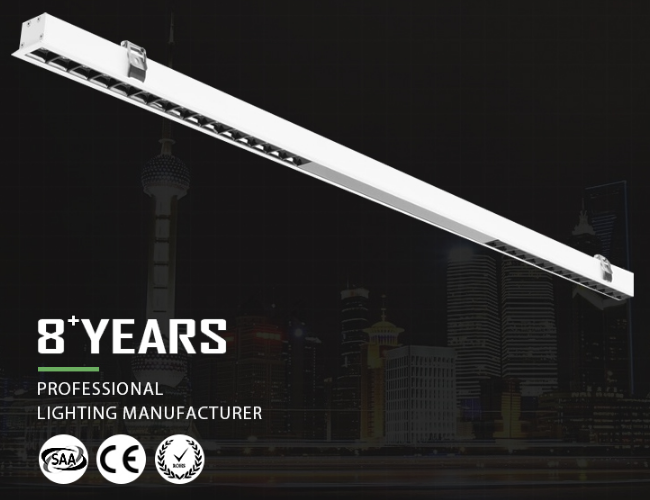 Indoor Linear Lights In Ceiling Luxury IP20 High Lumen 0 - 10V Dimming