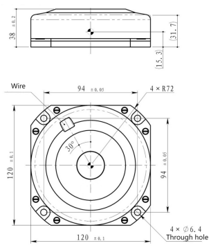 GSGYR106F Single-axis Fiber Optic Gyroscope with Digital Closed-Loop Detection, Instant Start, and Low Bias for Precision Angular Velocity Measurement