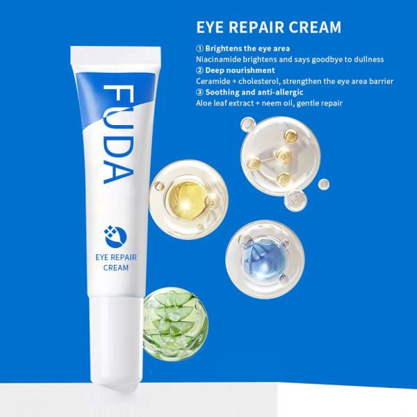 Plant Extract Niacinamide Ceramide Nourishing Eye Cream Smoothing Dry Lines And Puffiness