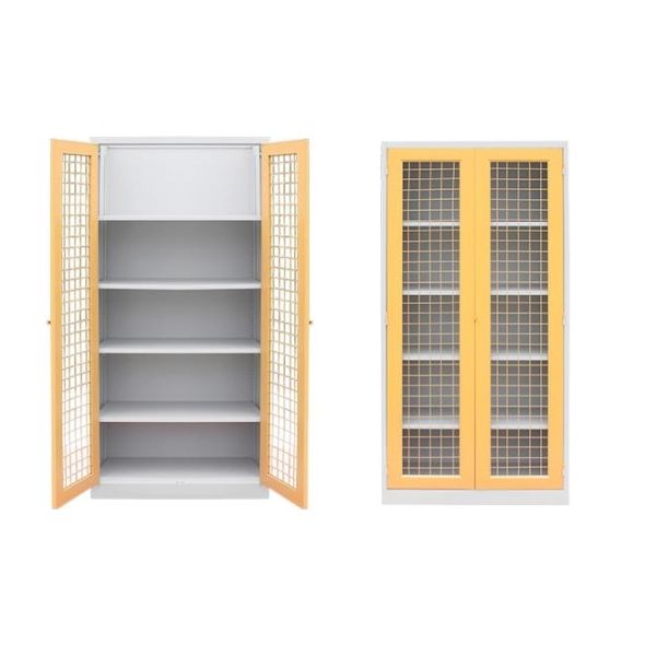 Odorless 2 Swing Door H1850mm Lockable Filing Cabinets