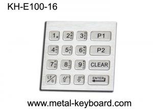 Quality IP65 Rated Vending Machine Metal Keypad , 16 key keypad 4 x 4 for sale