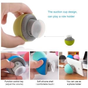 Hands Free Mushroom Wireless Speaker , Mini Bluetooth Mushroom Speaker