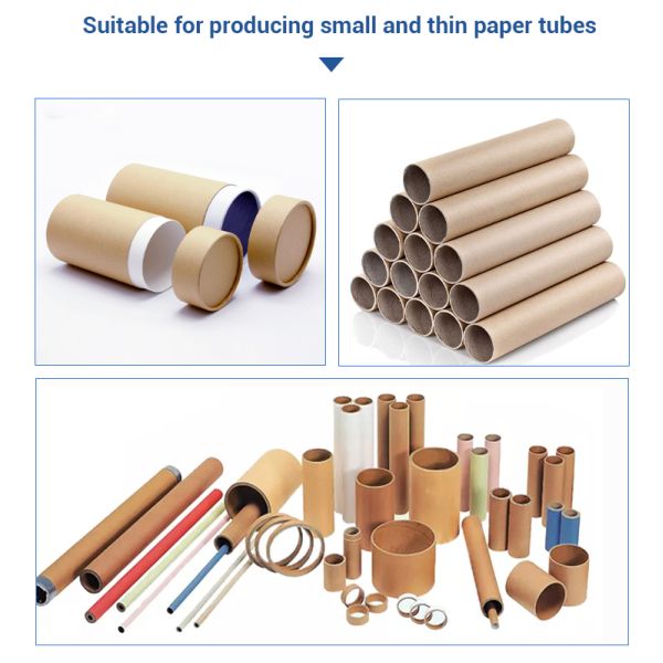 Multi-Layer Eco-Friendly Paper Tube Winding Machine with PLC Control System for Textile Industry