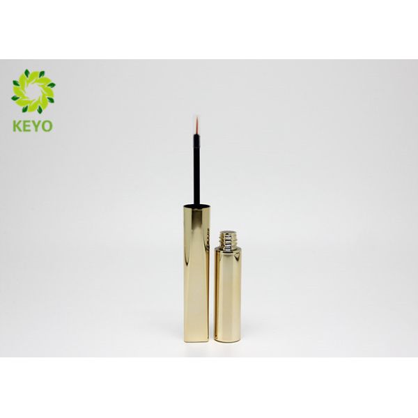 Golden Plastic Empty Eyeliner Tubes Unique Style Eyeliner Packaging Containers
