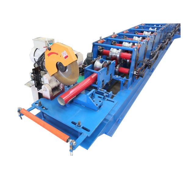 Metal Gutter Downspout Machine 10-15m/Min High Roll Forming Speed