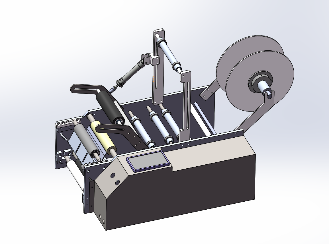 Desktop Semi Automatic Label Applicator Water Liquid Solid Bottle Labeling Machine Can Be Paired With Date And Batch Coder