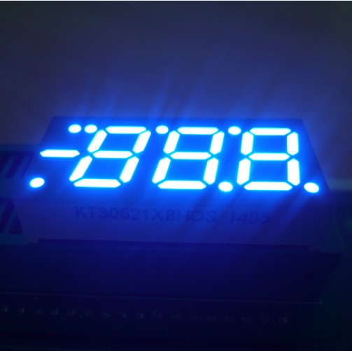 0.52 Inch 3 Digit 7 Segment Led Display 3 Digit , 7 Segment Blue Led Display For Air Conditioner Control