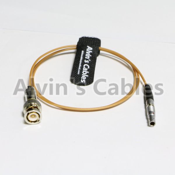 Alvin's Cables Time Code Adapter Cable for Red Epic Scarlet BNC Plug to 4 Pin Male Nor1438 Cable