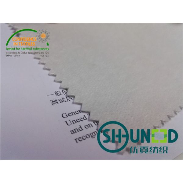 100% Polyester Tie Interlining Fabric NTI-1360 Soft Handfeeling 150cm Width