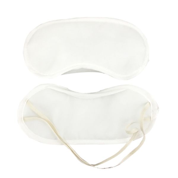 Polyester 3D Sleeping Eye Mask Silk Screen Imprint Blackout Eye Covers