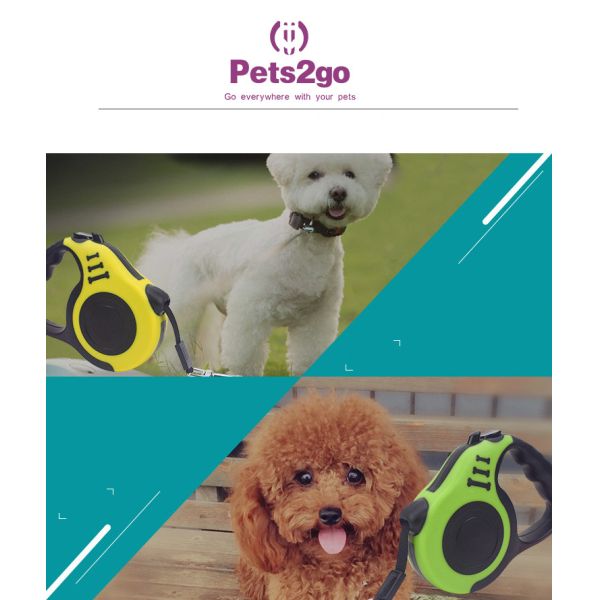 M Size 16ft 200g Super Strong Retractable Dog Leash