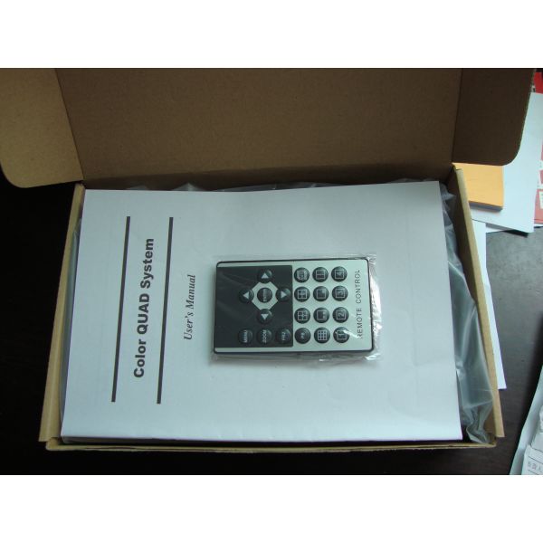 Real Time Color Quad Processor CCTV Mobile DVR With Gps Tracking English Menu