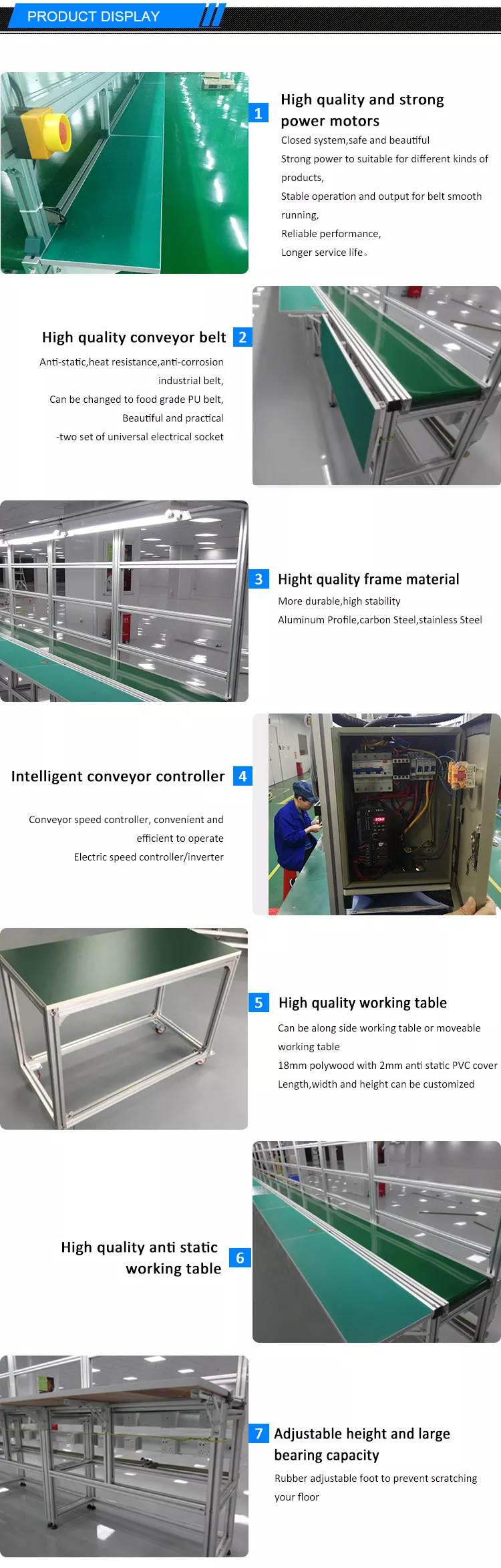 Steel Wire Food Processing Conveyor Belts CYCJET Small Corner Belt Conveyor