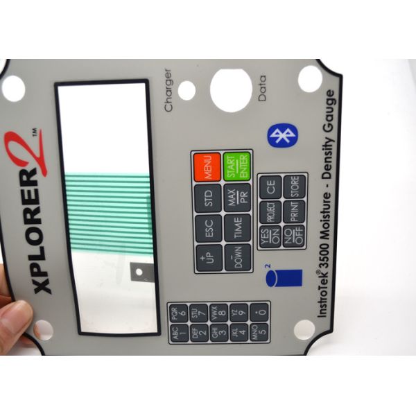 Shielding Circuit Sealed Membrane Switches Glossy Surface Scratch Resistant